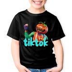 Fashion, accesorii si bijuterii - Copii - Imbracaminte copii - Tricouri copii - Tricou copii Tomato Fortnite Epic Tiktok, negru, XS Copii - Infinity.ro