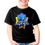 Fashion, accesorii si bijuterii - Copii - Imbracaminte copii - Tricouri copii - Tricou copii Lobo Werewolf Brawl Stars, negru, XS Copii - Infinity.ro