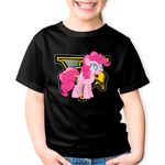 Fashion, accesorii si bijuterii - Copii - Imbracaminte copii - Tricouri copii - Tricou copii Cute Pony GTA5, negru, XS Copii - Infinity.ro