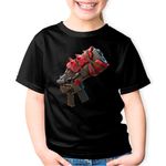 Fashion, accesorii si bijuterii - Copii - Imbracaminte copii - Tricouri copii - Tricou copii Fortnite Primal SMG Weapon, negru, S Copii - Infinity.ro