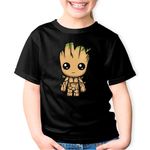 Fashion, accesorii si bijuterii - Copii - Imbracaminte copii - Tricouri copii - Tricou copii Baby Groot Bebelino Craciun Love Gift, negru, XS Copii - Infinity.ro