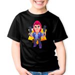 Fashion, accesorii si bijuterii - Copii - Imbracaminte copii - Tricouri copii - Tricou copii Brawlers Colt Minecraft, negru, XS Copii - Infinity.ro