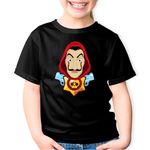 Fashion, accesorii si bijuterii - Copii - Imbracaminte copii - Tricouri copii - Tricou copii Casa de Papel Brawl Stars Gamer, negru, XS Copii - Infinity.ro
