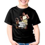 Fashion, accesorii si bijuterii - Copii - Imbracaminte copii - Tricouri copii - Tricou copii Franklin GTA Grand Theft Auto, negru, XS Copii - Infinity.ro