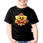 Fashion, accesorii si bijuterii - Copii - Imbracaminte copii - Tricouri copii - Tricou copii Robospike Brawl Stars, negru, XS Copii - Infinity.ro