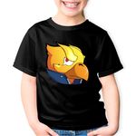 Fashion, accesorii si bijuterii - Copii - Imbracaminte copii - Tricouri copii - Tricou copii Brawl Stars Golden Crow GTA, negru, XS Copii - Infinity.ro