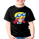 Fashion, accesorii si bijuterii - Copii - Imbracaminte copii - Tricouri copii - Tricou copii Jessie Minecraft Brawl Stars, negru, XS Copii - Infinity.ro
