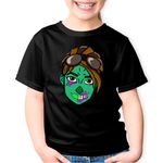 Fashion, accesorii si bijuterii - Copii - Imbracaminte copii - Tricouri copii - Tricou copii Fortnite Ghoul Trooper, negru, XS Copii - Infinity.ro