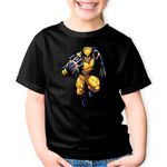 Fashion, accesorii si bijuterii - Copii - Imbracaminte copii - Tricouri copii - Tricou copii Wolverine X Men Army Roblox, negru, XS Copii - Infinity.ro