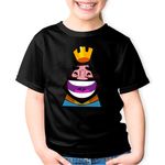 Fashion, accesorii si bijuterii - Copii - Imbracaminte copii - Tricouri copii - Tricou copii King Clash Royale CS GO, negru, XS Copii - Infinity.ro