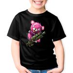 Fashion, accesorii si bijuterii - Copii - Imbracaminte copii - Tricouri copii - Tricou copii Cuddle Team Leader Fortnite Epic Rifle, negru, XS Copii - Infinity.ro