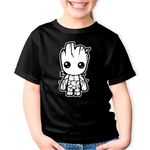 Fashion, accesorii si bijuterii - Copii - Imbracaminte copii - Tricouri copii - Tricou copii Baby Groot Bebe Craciun Gift Love, negru, XS Copii - Infinity.ro