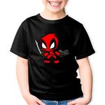 Fashion, accesorii si bijuterii - Copii - Imbracaminte copii - Tricouri copii - Tricou copii Deadpool Baby Marvel Ninja, negru, XS Copii - Infinity.ro