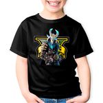 Fashion, accesorii si bijuterii - Copii - Imbracaminte copii - Tricouri copii - Tricou copii Ragnarok Fortnite GTA, negru, XS Copii - Infinity.ro