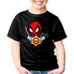 Fashion, accesorii si bijuterii - Copii - Imbracaminte copii - Tricouri copii - Tricou copii Deadpool Brawl Stars Baby Karate, negru, XS Copii - Infinity.ro