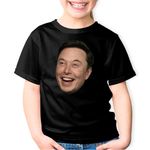 Fashion, accesorii si bijuterii - Copii - Imbracaminte copii - Tricouri copii - Tricou copii Elon Musk Crypto, negru, XS Copii - Infinity.ro