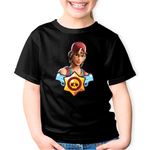 Fashion, accesorii si bijuterii - Copii - Imbracaminte copii - Tricouri copii - Tricou copii Sparkplug Fortnite Brawl Stars, negru, XS Copii - Infinity.ro