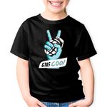 Fashion, accesorii si bijuterii - Copii - Imbracaminte copii - Tricouri copii - Tricou copii GTA5 Cool, negru, XS Copii - Infinity.ro