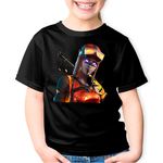 Fashion, accesorii si bijuterii - Copii - Imbracaminte copii - Tricouri copii - Tricou copii Blaze Skin Fortnite Scar, negru, XS Copii - Infinity.ro