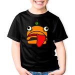 Fashion, accesorii si bijuterii - Copii - Imbracaminte copii - Tricouri copii - Tricou copii Fortnite Burger Play, negru, XS Copii - Infinity.ro