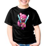 Fashion, accesorii si bijuterii - Copii - Imbracaminte copii - Tricouri copii - Tricou copii Cuddle Pink Panda Fortnite Epic Blades, negru, S Copii - Infinity.ro