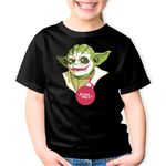 Fashion, accesorii si bijuterii - Copii - Imbracaminte copii - Tricouri copii - Tricou copii Baby Yoda Joker, negru, XS Copii - Infinity.ro