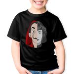 Fashion, accesorii si bijuterii - Copii - Imbracaminte copii - Tricouri copii - Tricou copii La Casa de Papel Tokyo Bella Ciao, negru, XS Copii - Infinity.ro