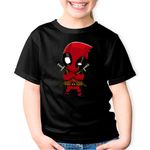 Fashion, accesorii si bijuterii - Copii - Imbracaminte copii - Tricouri copii - Tricou copii Deadpool Baby Arte Martiale, negru, XS Copii - Infinity.ro