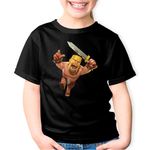 Fashion, accesorii si bijuterii - Copii - Imbracaminte copii - Tricouri copii - Tricou copii Barbarian Clash Royale Fortnite, negru, XS Copii - Infinity.ro