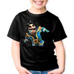 Fashion, accesorii si bijuterii - Copii - Imbracaminte copii - Tricouri copii - Tricou copii Electro Wizard Clash Royale GTA, negru, XS Copii - Infinity.ro