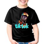 Fashion, accesorii si bijuterii - Copii - Imbracaminte copii - Tricouri copii - Tricou copii Blaze Fortnite Tiktok Skin, negru, XS Copii - Infinity.ro