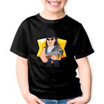 Fashion, accesorii si bijuterii - Copii - Imbracaminte copii - Tricouri copii - Tricou copii Bull Brawl Stars Fortnite, negru, XS Copii - Infinity.ro