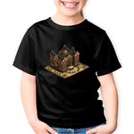 Fashion, accesorii si bijuterii - Copii - Imbracaminte copii - Tricouri copii - Tricou copii Age of Empires Anglia Conac Castel Industrial Revolution, negru, XS Copii - Infinity.ro