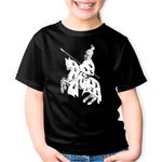 Fashion, accesorii si bijuterii - Copii - Imbracaminte copii - Tricouri copii - Tricou copii Age Of Empires Knight Crusades Golden Horde Knight Horse, negru, XS Copii - Infinity.ro
