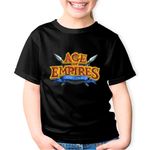 Fashion, accesorii si bijuterii - Copii - Imbracaminte copii - Tricouri copii - Tricou copii Age of Empires Logo The Rise of Rome, negru, XS Copii - Infinity.ro