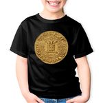 Fashion, accesorii si bijuterii - Copii - Imbracaminte copii - Tricouri copii - Tricou copii Age of Empires Moneda Ev Mediu Imperiu Bizantin, negru, XS Copii - Infinity.ro