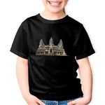 Fashion, accesorii si bijuterii - Copii - Imbracaminte copii - Tricouri copii - Tricou copii Age of Empires Templu Indonezia Thailanda Asia, negru, XS Copii - Infinity.ro