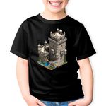 Fashion, accesorii si bijuterii - Copii - Imbracaminte copii - Tricouri copii - Tricou copii Age of Empires Turn Castel Medieval, negru, XS Copii - Infinity.ro