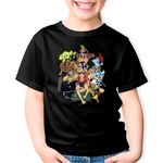 Fashion, accesorii si bijuterii - Copii - Imbracaminte copii - Tricouri copii - Tricou copii All Crew Gang One Piece Echipaj Pirati, negru, XS Copii - Infinity.ro