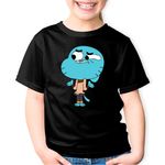 Fashion, accesorii si bijuterii - Copii - Imbracaminte copii - Tricouri copii - Tricou copii Amazing World of Gumball Desene Animate, negru, XS Copii - Infinity.ro
