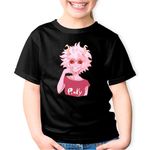 Fashion, accesorii si bijuterii - Copii - Imbracaminte copii - Tricouri copii - Tricou copii Anime Girl My Hero Academia Manga, negru, XS Copii - Infinity.ro