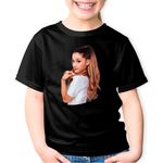 Fashion, accesorii si bijuterii - Copii - Imbracaminte copii - Tricouri copii - Tricou copii Ariana Grande Cloud Merch Thank U, negru, XS Copii - Infinity.ro