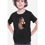 Fashion, accesorii si bijuterii - Copii - Imbracaminte copii - Tricouri copii - Tricou copii Ariana Grande Headset Gamer Weeb Gameplay, negru, XS Copii - Infinity.ro