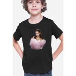 Fashion, accesorii si bijuterii - Copii - Imbracaminte copii - Tricouri copii - Tricou copii Ariana Grande Pink Beauty Queen Award Music, negru, XS Copii - Infinity.ro