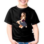Fashion, accesorii si bijuterii - Copii - Imbracaminte copii - Tricouri copii - Tricou copii Ariana Grande Side to Side Merch Cloud, negru, XS Copii - Infinity.ro
