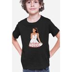 Fashion, accesorii si bijuterii - Copii - Imbracaminte copii - Tricouri copii - Tricou copii Ariana Grande Stunning Beautiful Singer Actress, negru, XS Copii - Infinity.ro