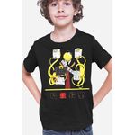 Fashion, accesorii si bijuterii - Copii - Imbracaminte copii - Tricouri copii - Tricou copii Assassination Classroom Anime Cosplay Unusual Kanji, negru, XS Copii - Infinity.ro