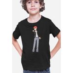 Fashion, accesorii si bijuterii - Copii - Imbracaminte copii - Tricouri copii - Tricou copii Assassination Classroom Karma Akabane Fire Unicorn, negru, XS Copii - Infinity.ro