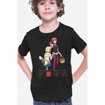 Fashion, accesorii si bijuterii - Copii - Imbracaminte copii - Tricouri copii - Tricou copii Assassination Classroom Rio Karma Student, negru, XS Copii - Infinity.ro