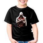 Fashion, accesorii si bijuterii - Copii - Imbracaminte copii - Tricouri copii - Tricou copii Assassin's Creed Silent Asasin Gaming, negru, XS Copii - Infinity.ro